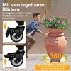 UISEBRT 2er Set Blumenroller Pflanzenwagen, quadratisch 30 Produktbild-Vorschau 4