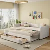 Schlafsofa mit Bettfunktion, Schubladen, Lattenrost, USB Produktbild-Vorschau 5