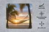 MuchoWow® Mauspad Mousepad Sonnenuntergang - Hängematte - Produktbild-Vorschau 2