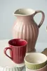 IB Laursen MYNTE Becher Rillen Rot STRAWBERRY Keramik Produktbild-Vorschau 3