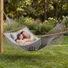 Outtec® Hängematte mit 2 Kissen - 200x150 cm, bis 220kg - Produktbild-Vorschau 4