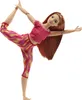 Barbie Made to Move Puppe (rothaarig) im roten Yoga Outfit Produktbild-Vorschau 4