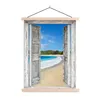 MuchoWow® Textilposter Meer - Tropen - Blick - Strand 60x80 Produktbild-Vorschau 1
