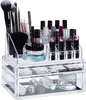 Organizer per trucchi Relaxdays con 2 cassetti, contenitore Anteprima dell’immagine prodotto 1