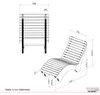 Holzliege Wellenliege Waldsofa Relaxliege Gartenliege Produktbild-Vorschau 9