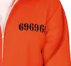 Voleur Costume d'Halloween Tenue de prison Détenu Costume Voir les images du produit 7