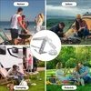 Reise Camping Edelstahl Klappbesteck Besteck Set 6in1 Produktbild-Vorschau 7