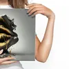 Muralo CANVAS Leinwandbild Goldene Abstrakte MUND Lippen Produktbild-Vorschau 4