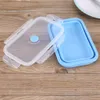 800 ml silikonowy składany przenośny pojemnik na lunch Podgląd zdjęcia produktu 3