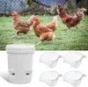 4 pièces distributeur automatique d'aliments pour poulets Voir les images du produit 7