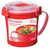 sistema Mikrowellen-Suppentasse mit Ventil 656 ml rot Produktbild-Vorschau 2