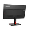 The back view of a black Lenovo monitor on a white background. Podgląd zdjęcia produktu