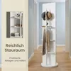 SONGMICS Ganzkörperspiegel drehbar, mit Ablagen, Haken und Produktbild-Vorschau 6