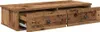 vidaXL Wandplank met lades, antieke look, 80x31x17cm, Productafbeelding-voorbeeld 7