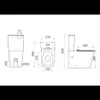 LAVITA Einteilige Stand - WC mit eingebautem Spülkasten Produktbild-Vorschau 9