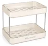 WELLHAUS - Organizador de cocina de 2 niveles, color beige, Vista previa de la imagen del producto 9