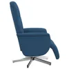 vidaXL Fotel Relax z podnóżkiem niebieski materiał Podgląd zdjęcia produktu 4