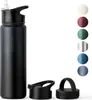 Trinkflasche Edelstahl 750ml Thermo Flasche Sport Produktbild-Vorschau 1