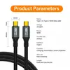 Kábel USB-C 3.2 typu C 5A PD 100W rýchlonabíjací kábel pre Náhľad obrázku produktu 14