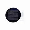 A solar panel attached to a white housing unit, presented against a white background. Produktbild-Vorschau