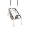 3-in-1 Babyschaukel aus Holz, dunkelgrau – mit Produktbild-Vorschau 2