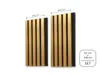 MEBANO. Akustikpaneele Holz 240 x 53 cm, Farbe: Gold Produktbild-Vorschau 4