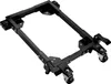 A black metal mobile base with wheels, shown against a white background. Anteprima dell’immagine prodotto