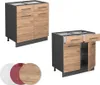 Küchenunterschrank Vicco Fame-Line Goldkraft Eiche 80 cm Produktbild-Vorschau 6