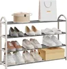 EUGAD Schuhregal mit 4 Ebenen leichte Schuhablage für 12-16 Produktbild-Vorschau 1