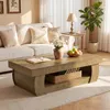Table basse Tribesigns, 140 x 70 x 45 cm, pour le salon, Voir les images du produit 3