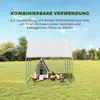 Klatka do wolnego wybiegu PawHut 2x2x2 m z dachem odpornym Podgląd zdjęcia produktu 5