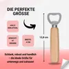 Braun Flaschenöffner mit stilvollem Holzgriff und Produktbild-Vorschau 3