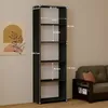 Regał na książki biurowy 5 półek nowoczesny loft czarny Podgląd zdjęcia produktu 2