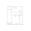 Mélangeur lavabo Elba, or (74100-50) Voir les images du produit 2