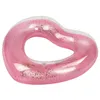 Aufblasbares Herzrad Rosa Mit Schwimmenden Pailletten Produktbild-Vorschau 3