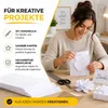 100x Tonpapier Weiß DIN A4 220 g/m² – Bastelpapier & Produktbild-Vorschau 4