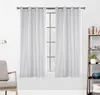 Topchances 2 Panel Outdoor Vorhang mit Ösen, Garten Patio Produktbild-Vorschau 3