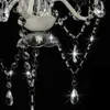 vidaXL Lustre avec perles blanc rond 3×E14 Voir les images du produit 6