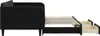vidaXL Tagesbett Ausziehbar mit Schubladen Schwarz 100x200 Produktbild-Vorschau 4
