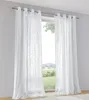 Vorhang Jasmin weiß halbtransparent – Bestickt, Kreise – Produktbild-Vorschau 1