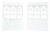 vidaXL Party Zelt Seitenteil 2 pcs 200 x 195 cm Weiß PE und Produktbild-Vorschau 1