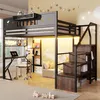 Flieks stapelbed 140x200 cm met USB-poort, hoogslaper met Productafbeelding-voorbeeld 3
