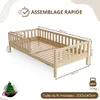 Crazy Pine Lit d'enfant 140x200 cm - Lit de sol Montessori Voir les images du produit 3