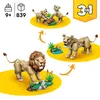 LEGO Creator 3-in-1 set: Wilde dieren - Majestueuze leeuw. Productafbeelding-voorbeeld 4