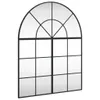 vidaXL Lustro ścienne czarne 80x100cm Zakrzywione żelazko Podgląd zdjęcia produktu 1