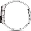 Side view of a silver and black watch with a metal band. Produktbild-Vorschau