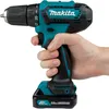 Makita DF333DZ, Pištoľová vŕtačka, Tyrkysová, 1 cm, 1700 Náhľad obrázku produktu 23