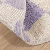 Volero - Rund Retro Teppich - Gambit Lila Weiß - Ø 200 cm - Produktbild-Vorschau 4