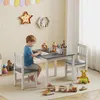 AIYAPLAY Kindertisch mit 2 Stühlen, 3tlg Kindersitzgruppe, Produktbild-Vorschau 2