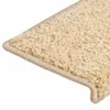 vidaXL Koberčeky 15 kusov 65x21x4 cm krémové Obdĺžnikový Náhľad obrázku produktu 6
